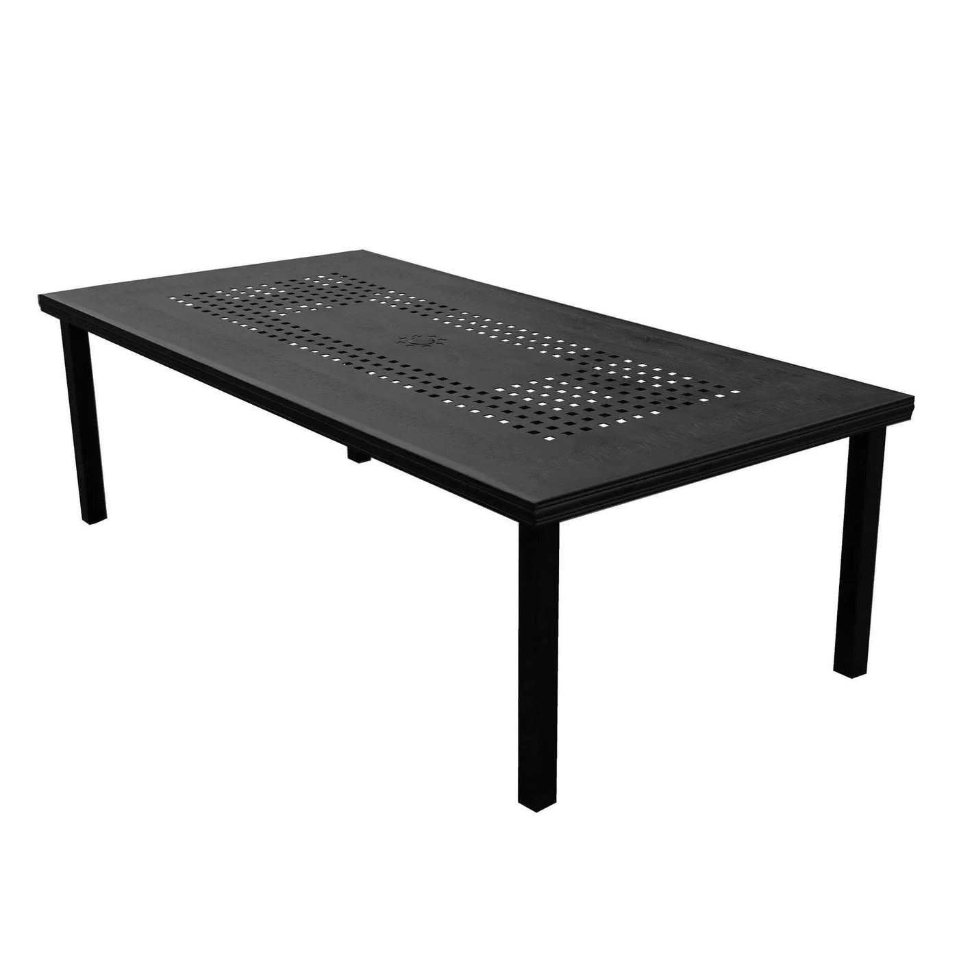 Traditional Outdoor Aluminum 95-in Rectangle Large Patio Dining Table by Sharicks