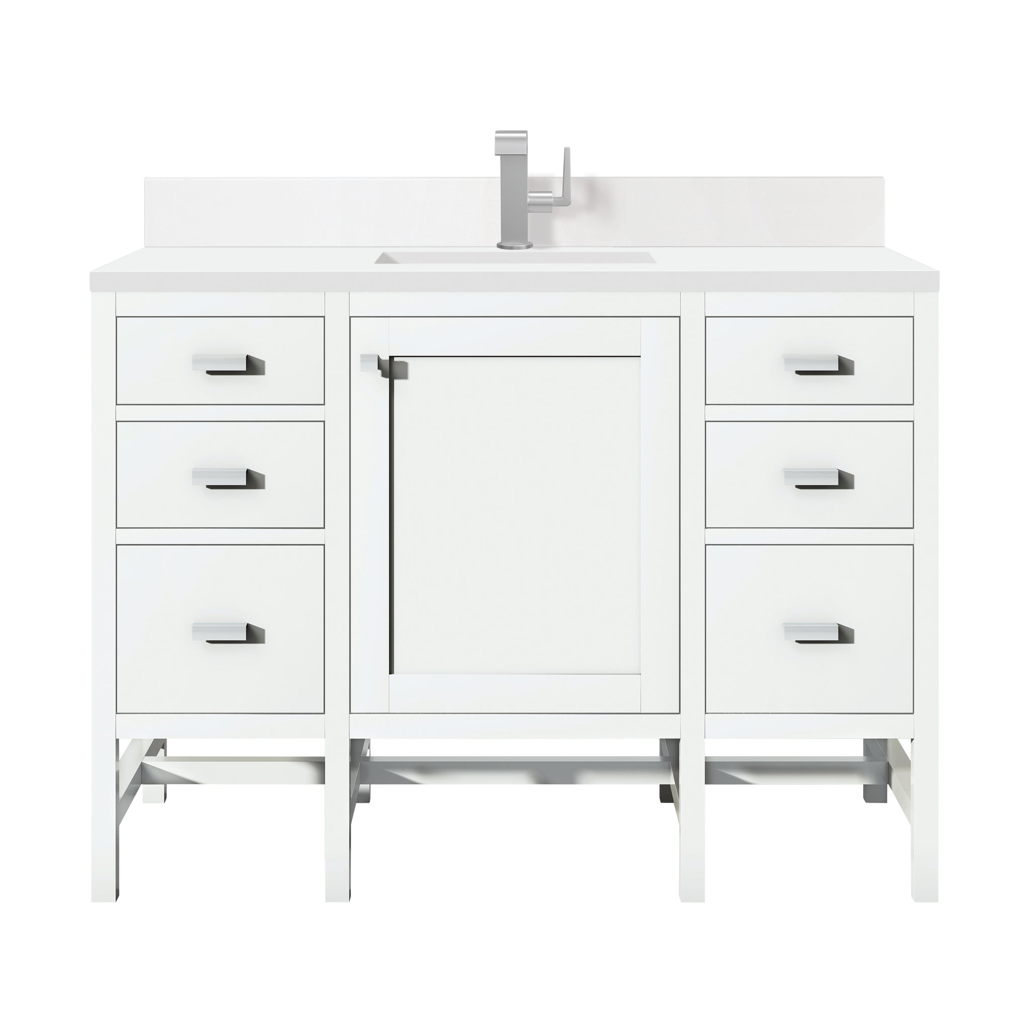James Martin Addison 48" Single Bathroom Vanity, Glossy White, view 18