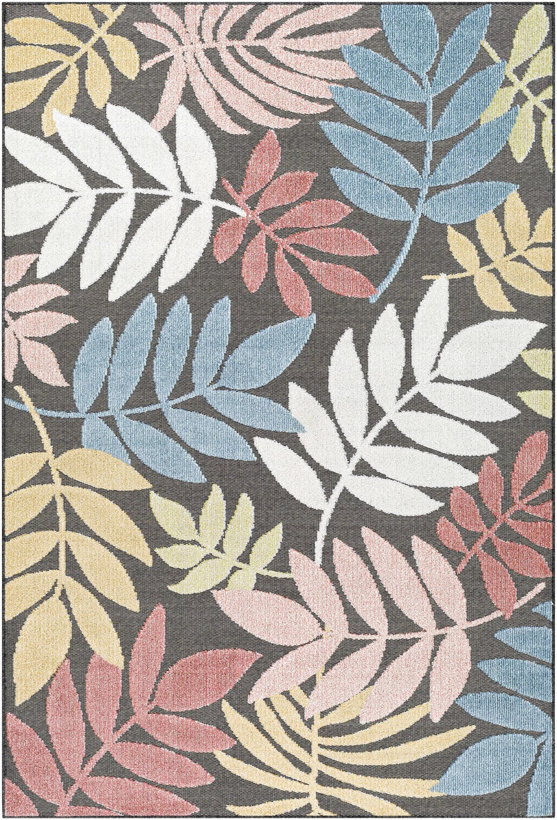 Nasha Charcoal Outdoor Area Rug - Clearance by Boutique Rugs