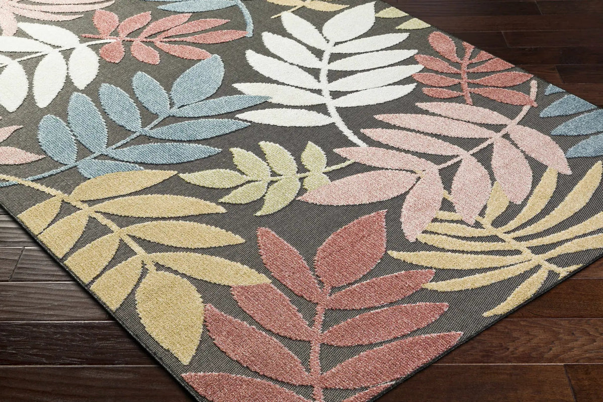 Nasha Charcoal Outdoor Area Rug - Clearance, photo 4 of 7