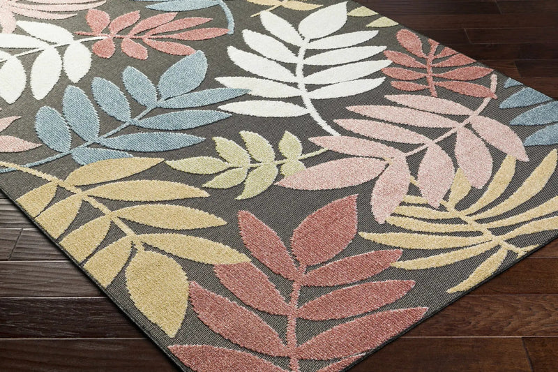 Nasha Charcoal Outdoor Area Rug - Clearance by Boutique Rugs