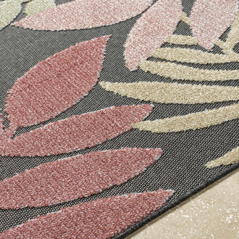 Nasha Charcoal Outdoor Area Rug - Clearance by Boutique Rugs