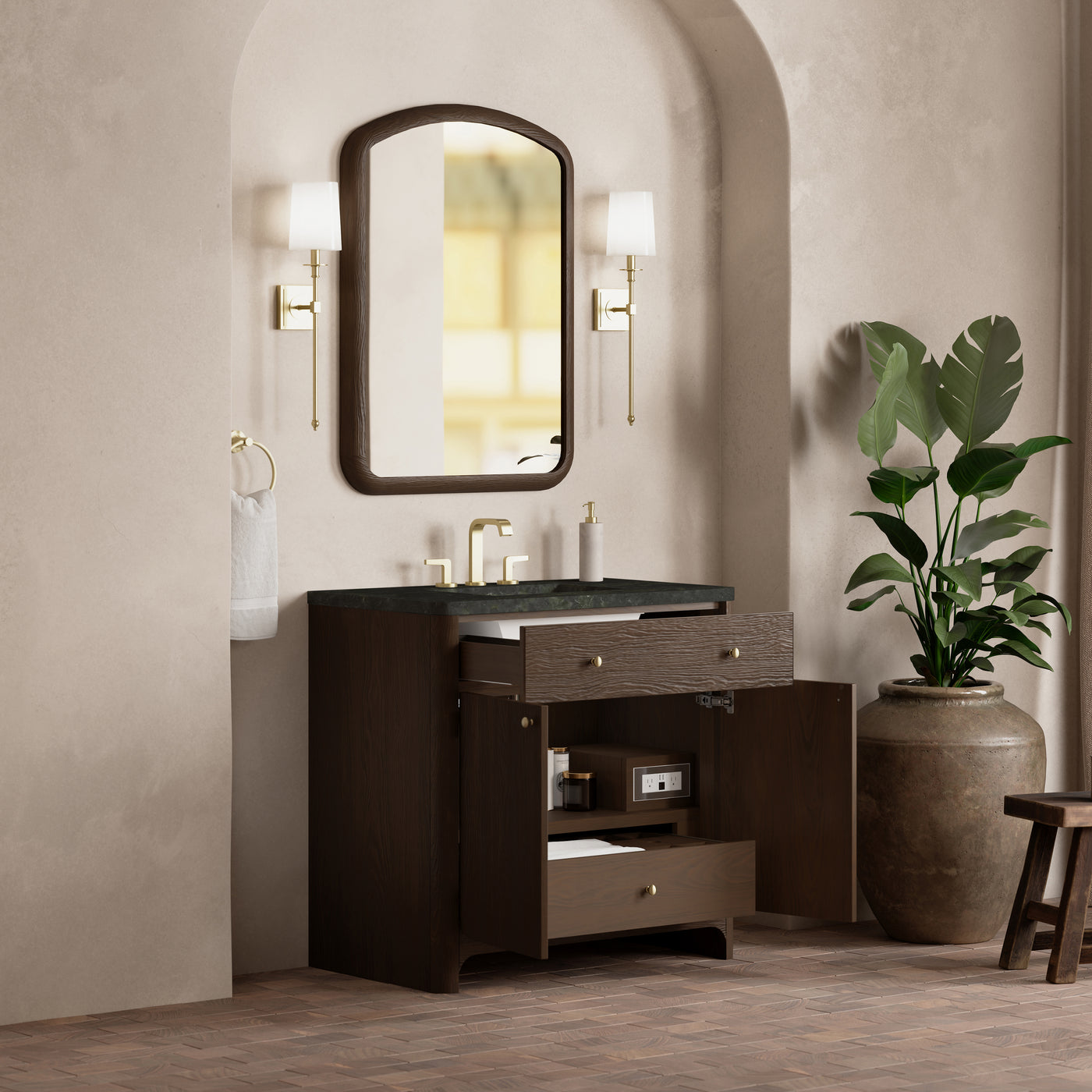 James Martin Gracyn 36" Single Bathroom Vanity, Sable, view 35