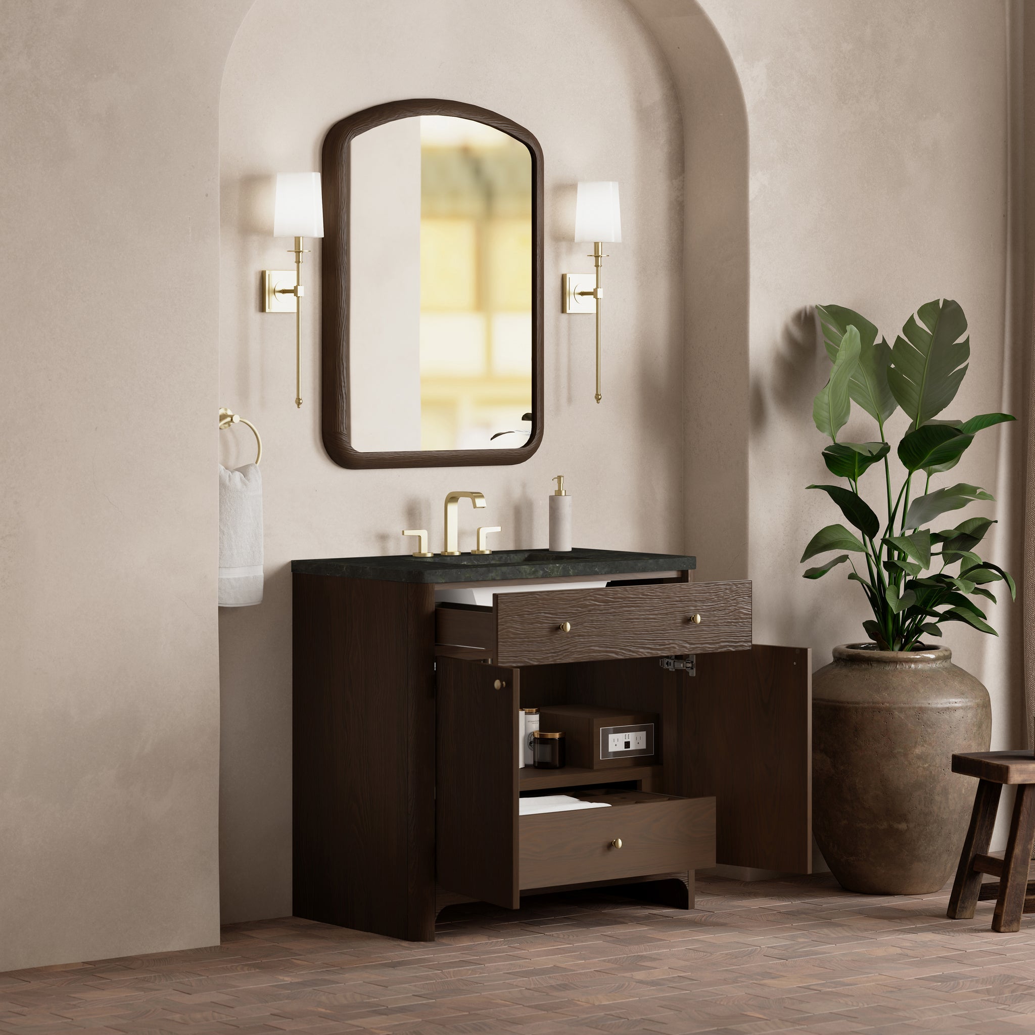 James Martin Gracyn 36" Single Bathroom Vanity, Sable, view 35