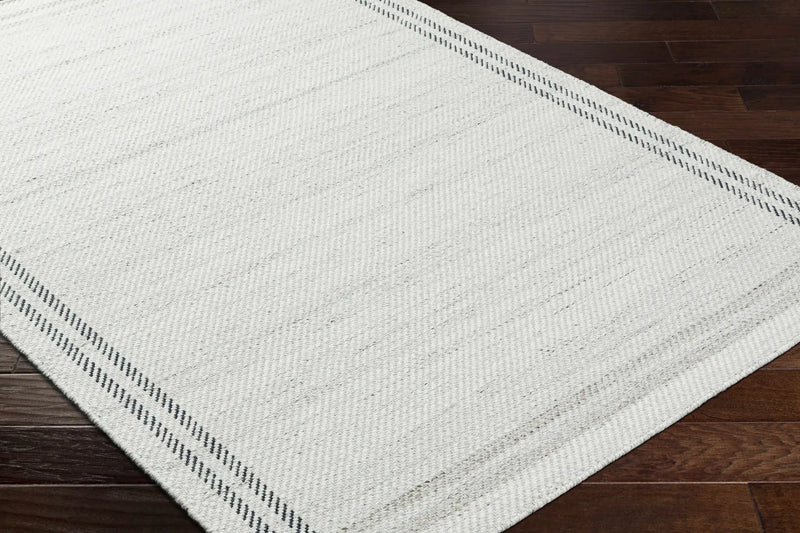 Nimue Ivory Wool Rug - Clearance by Boutique Rugs