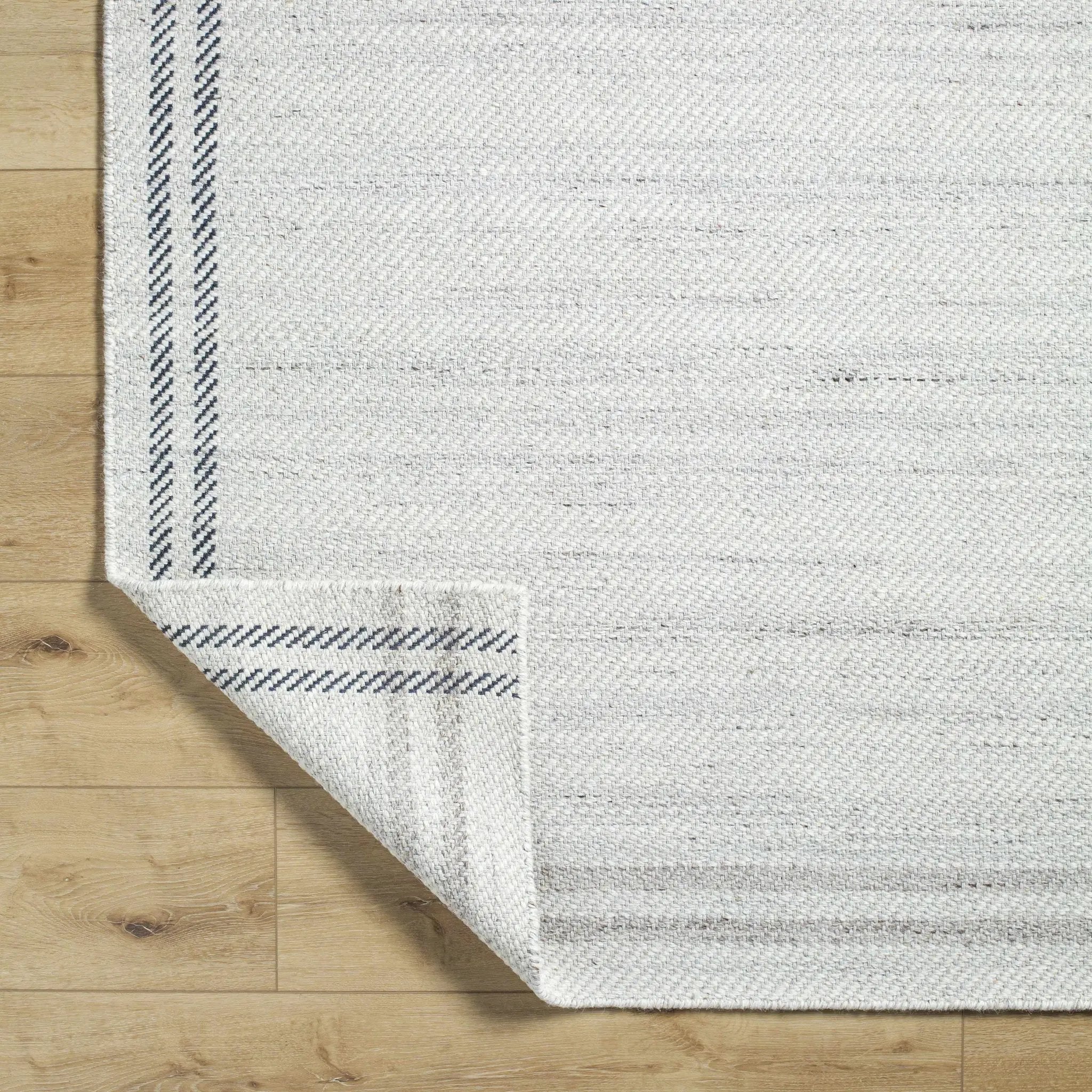 Nimue Ivory Wool Rug - Clearance by Boutique Rugs