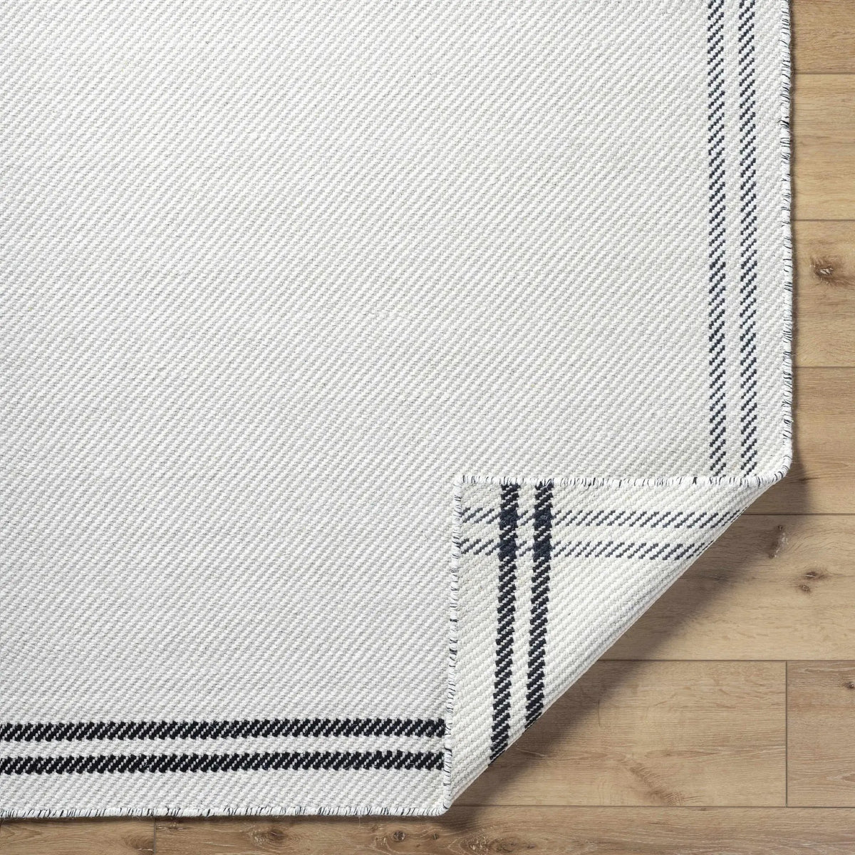 Nimue Cream & Blue Bordered Area Rug - Clearance, photo 5 of 9