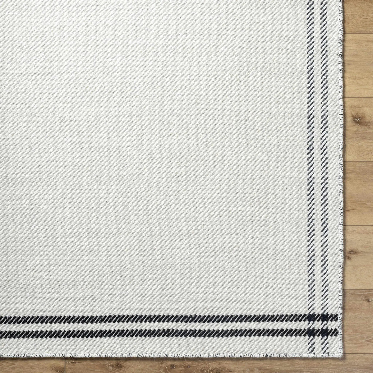 Nimue Cream & Blue Bordered Area Rug - Clearance, photo 6 of 9