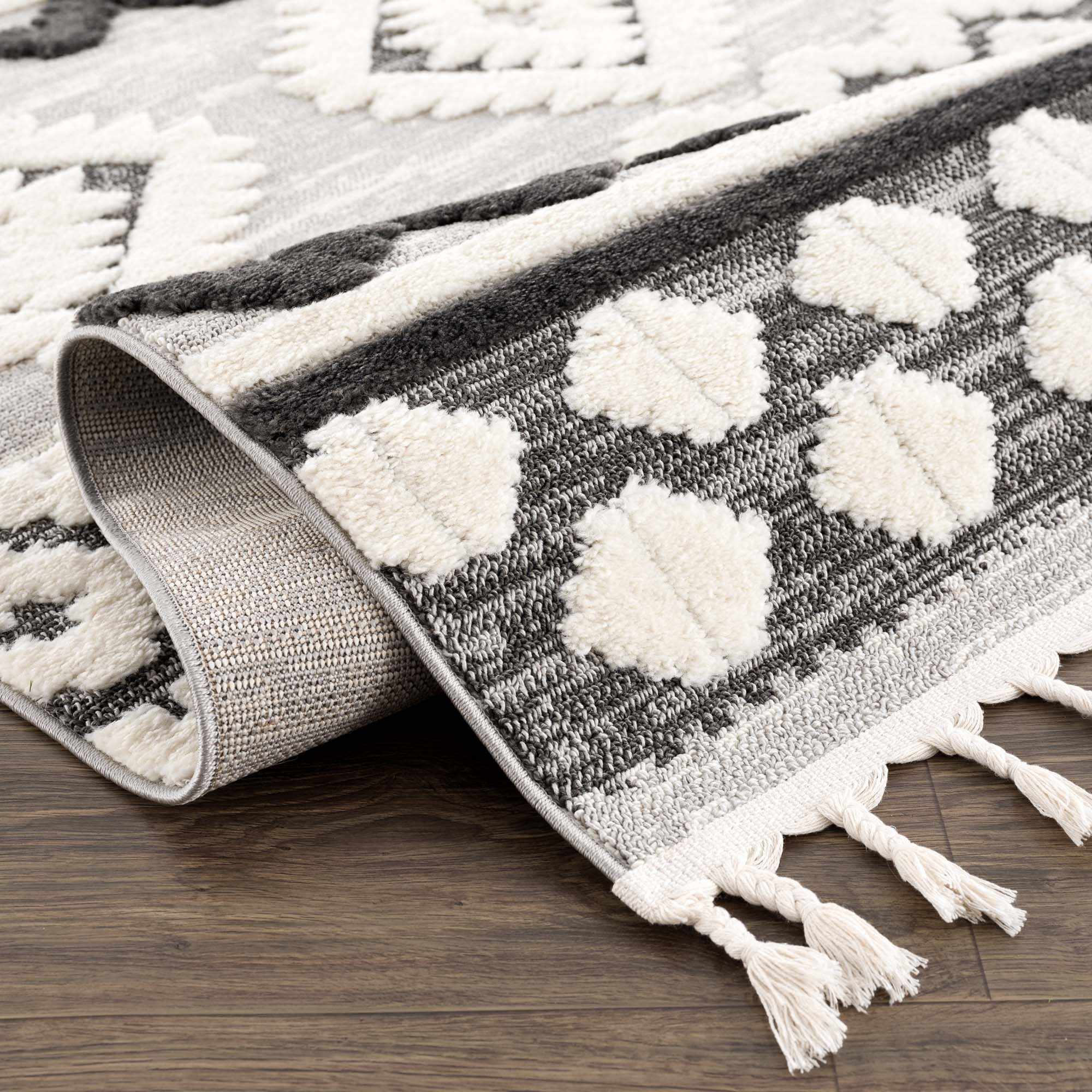Dinganen High/Low Pile Area Rug - Clearance by Boutique Rugs