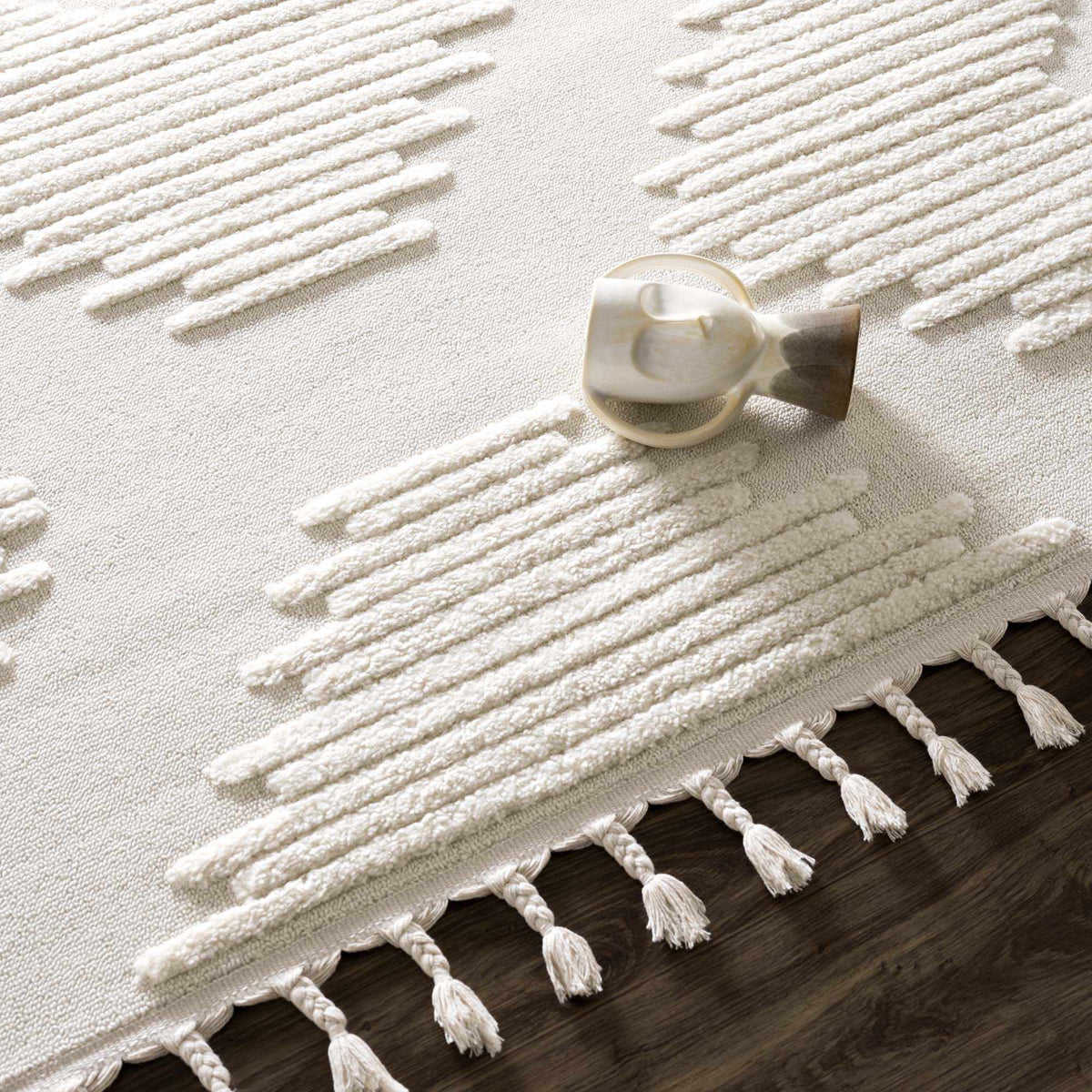 Palimbang Cream 3D Rug, photo 6 of 26