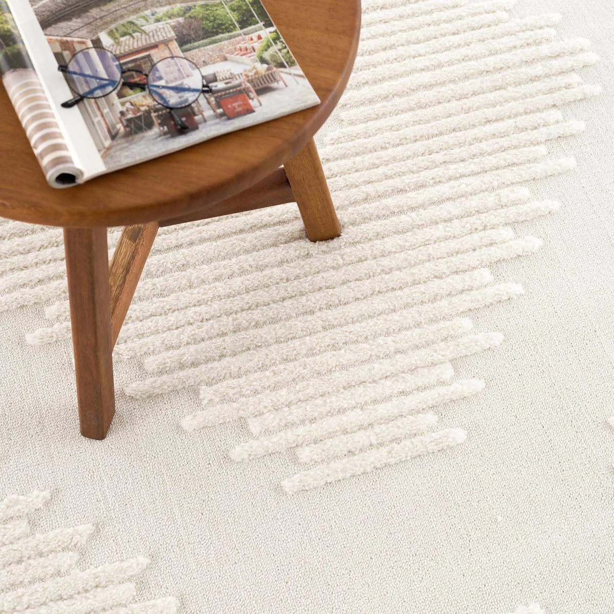 Palimbang Cream 3D Rug, photo 7 of 26