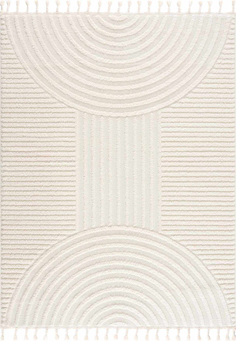 Guiling 3D Rainbow Area Rug with Tassels by Boutique Rugs