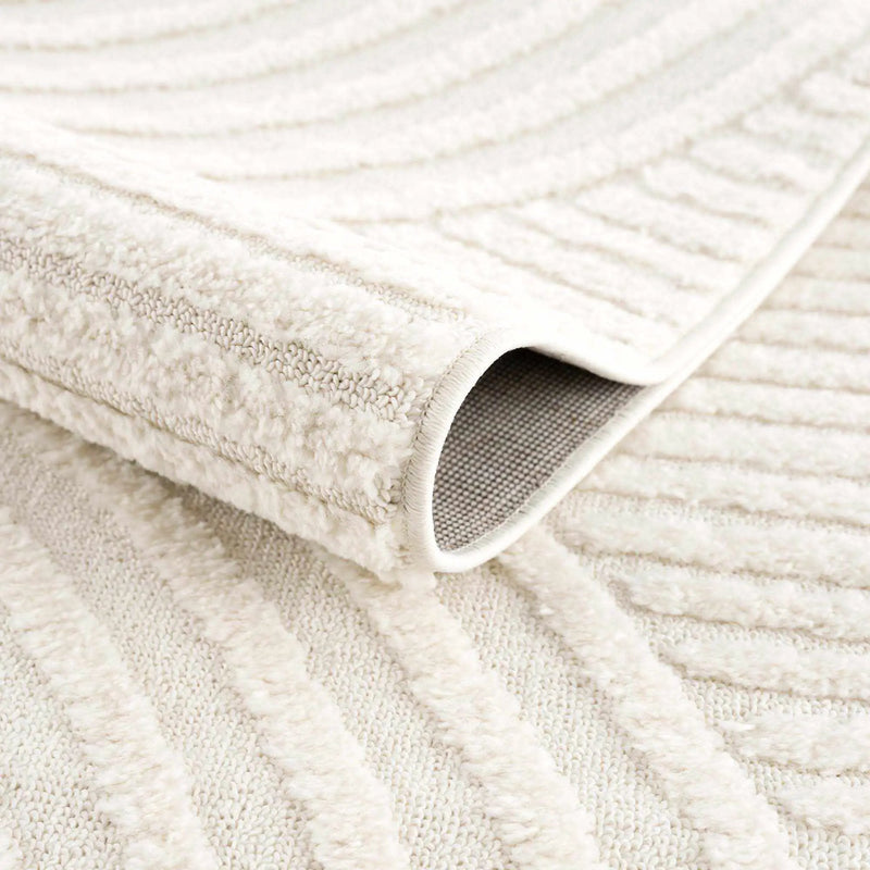 Guiling 3D Rainbow Area Rug with Tassels by Boutique Rugs