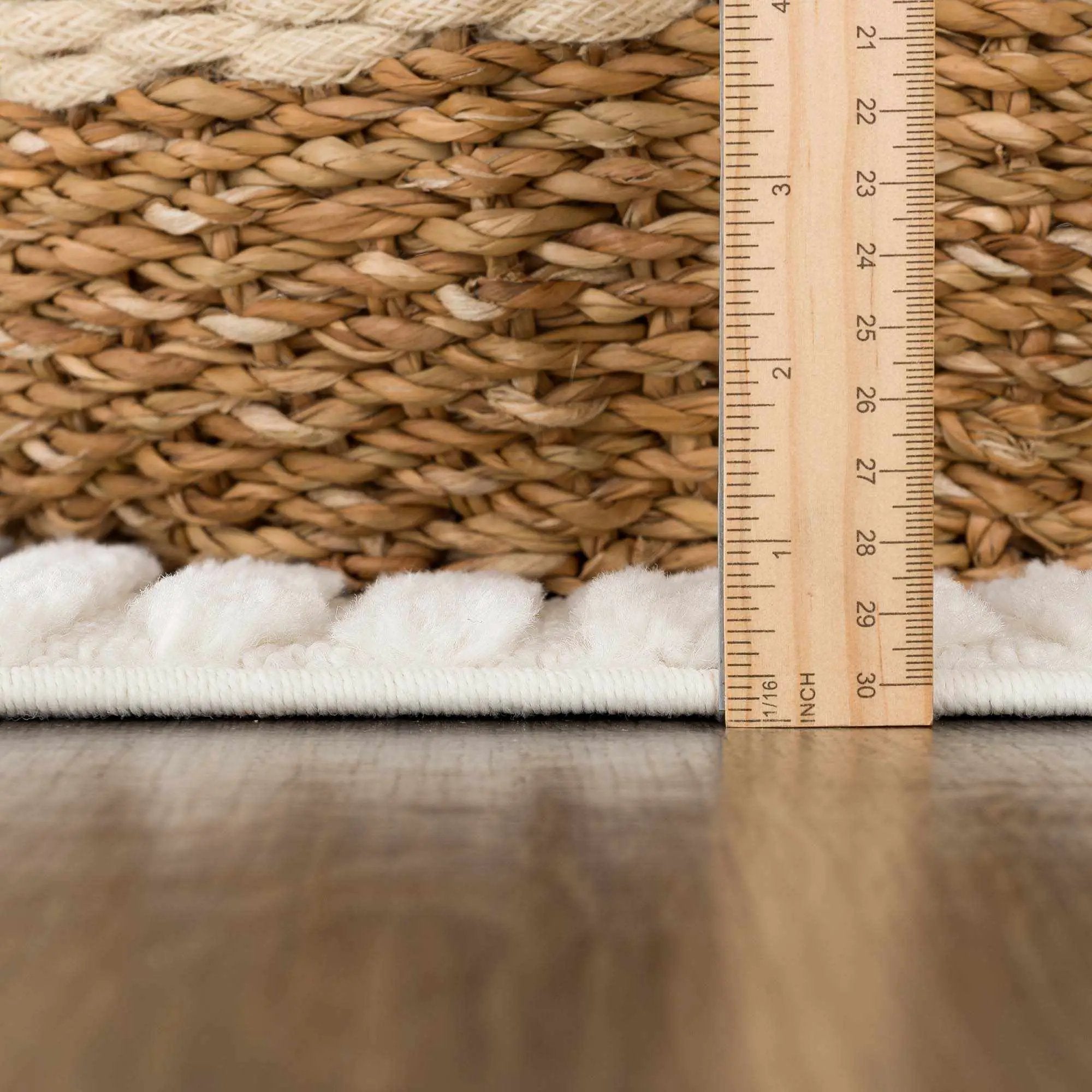 Guiling 3D Rainbow Area Rug with Tassels by Boutique Rugs