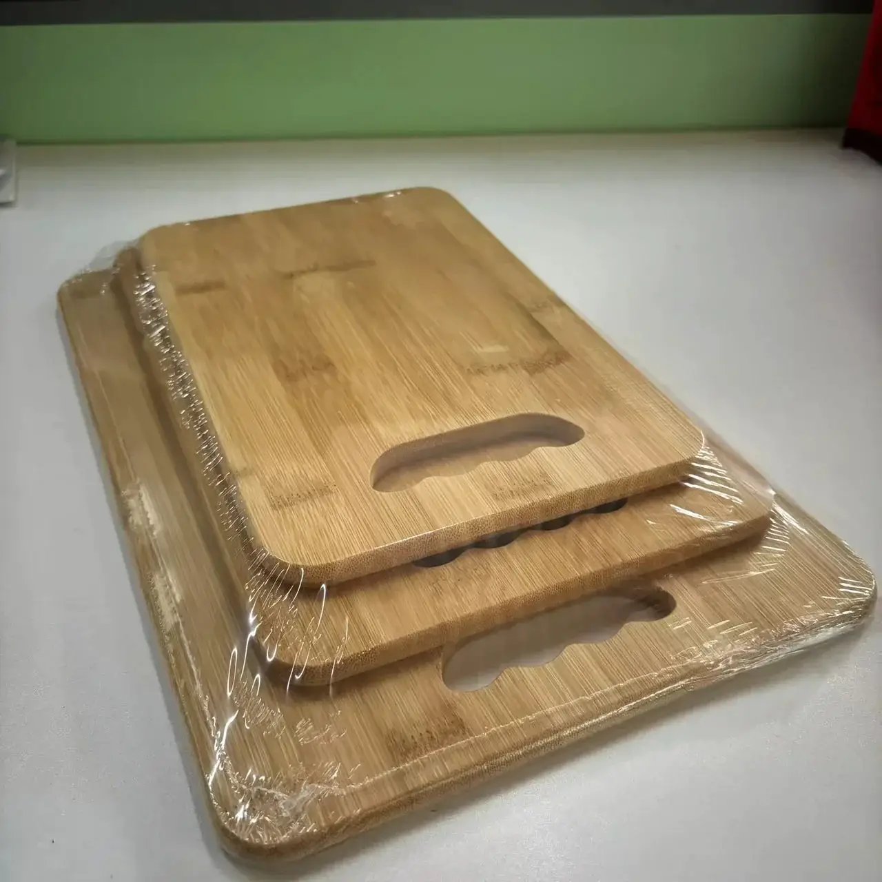 Non-Toxic Bamboo Set of 3 Chopping Boards by House Of Avana