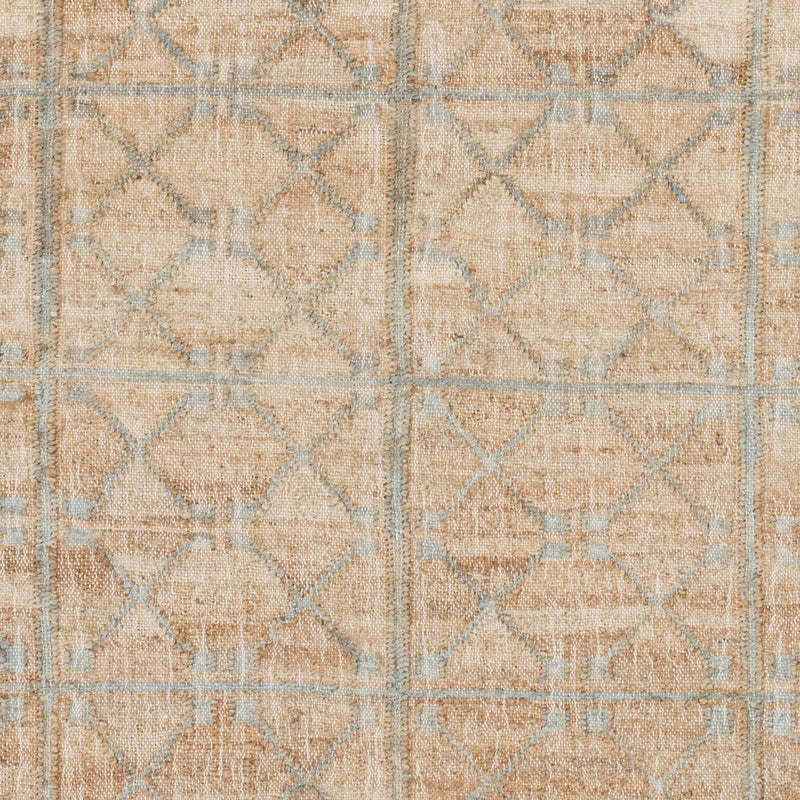 Rice Dusty Sage Fringed Jute Carpet by Boutique Rugs