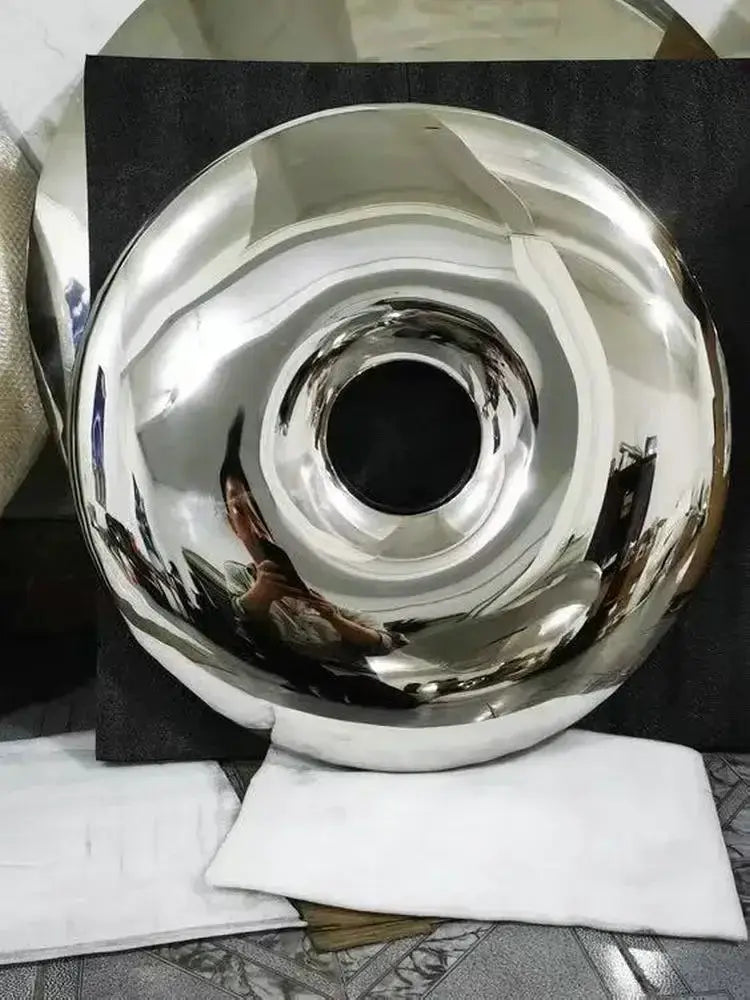 Circular Stainless Steel Modern Wall Decor by House Of Avana