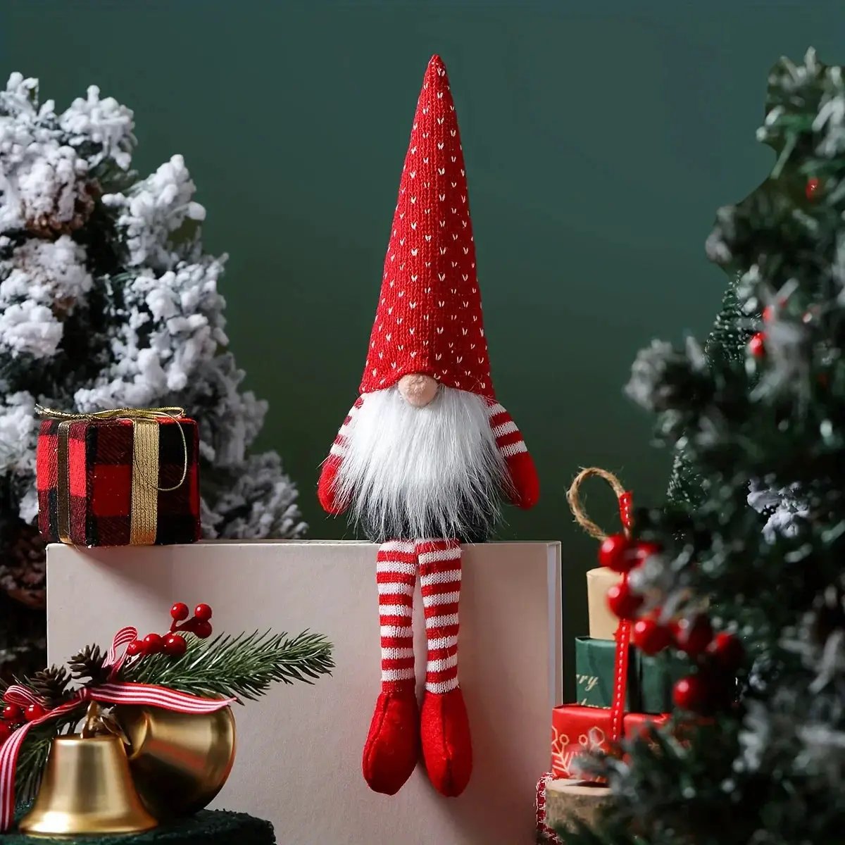 Nordic Wooden Faceless Christmas Decorations by House Of Avana