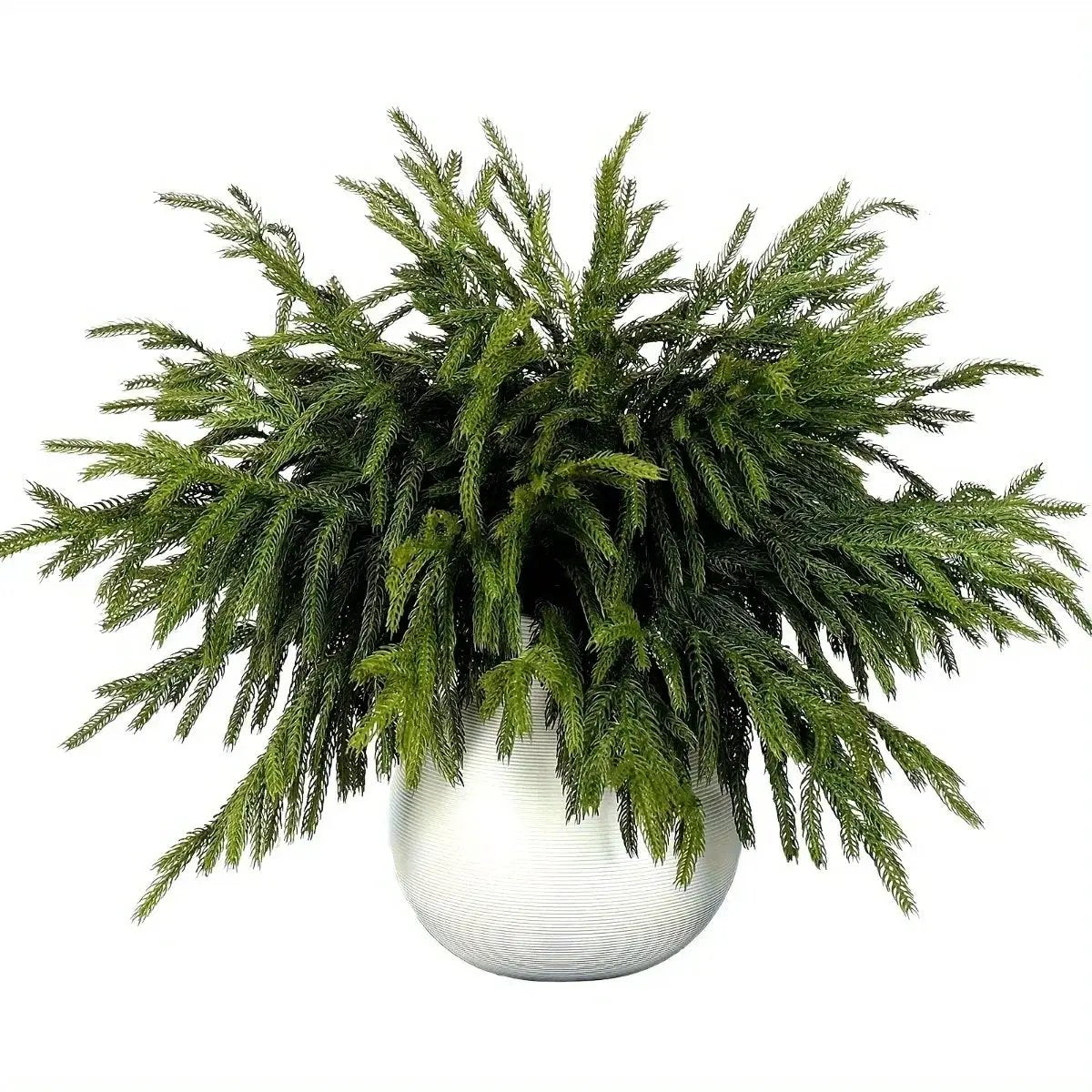 Norfolk Pine Branches, Artificial Evergreen Stems, UV-Resistant, 45.72cm by House Of Avana