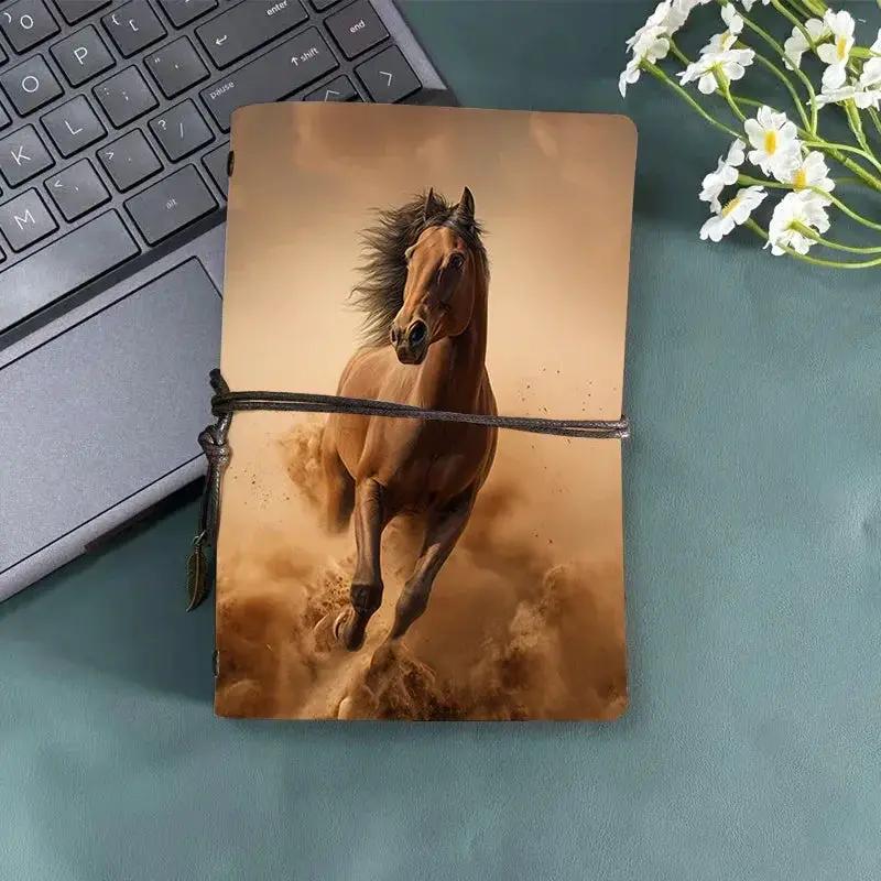 Notebook - Brown Leather A6 by House Of Avana
