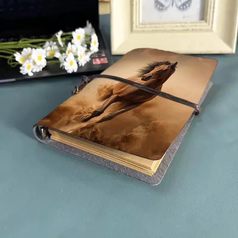 Notebook - Brown Leather A6 by House Of Avana