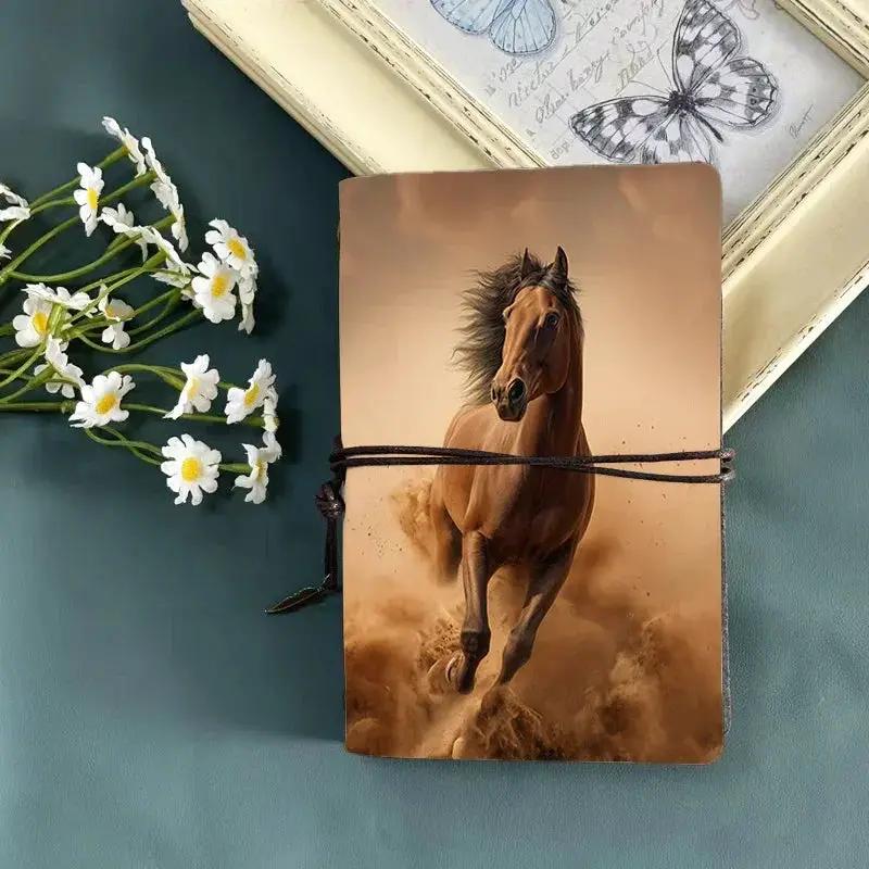 Notebook - Brown Leather A6 by House Of Avana