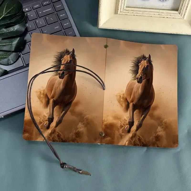 Notebook - Brown Leather A6 by House Of Avana
