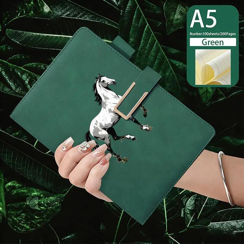 Notebook - Lined Faux Leather A5 by House Of Avana