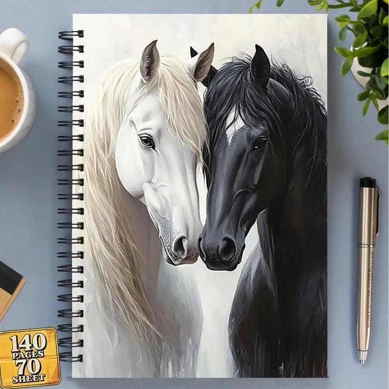 Notebook - Spiral Bound Horse Cover by House Of Avana