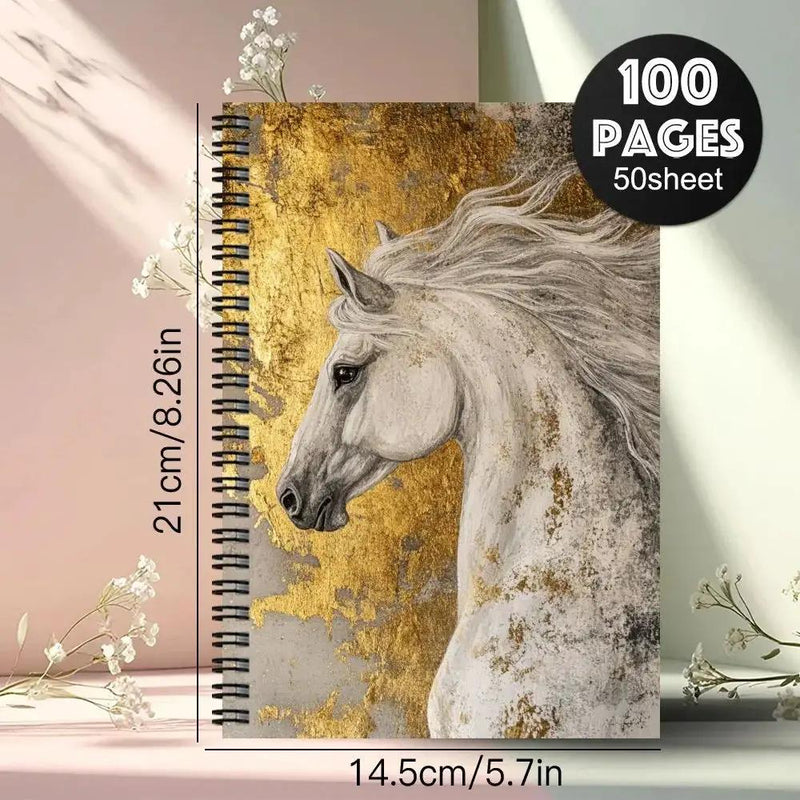 Notebook - Spiral Western Horse Diary by House Of Avana