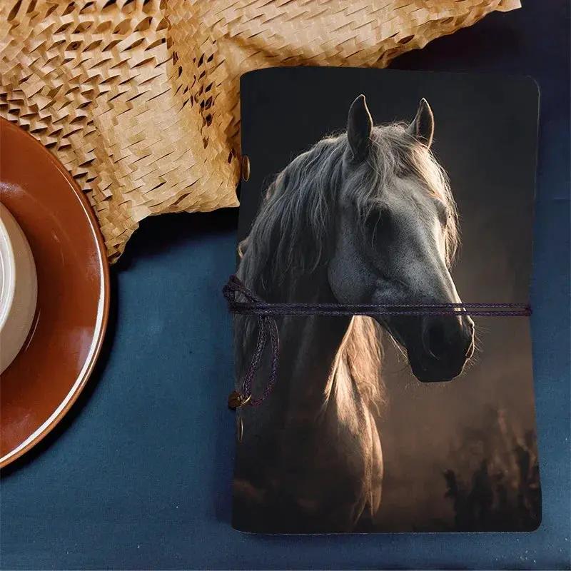 Notebook - White Horse Leather by House Of Avana