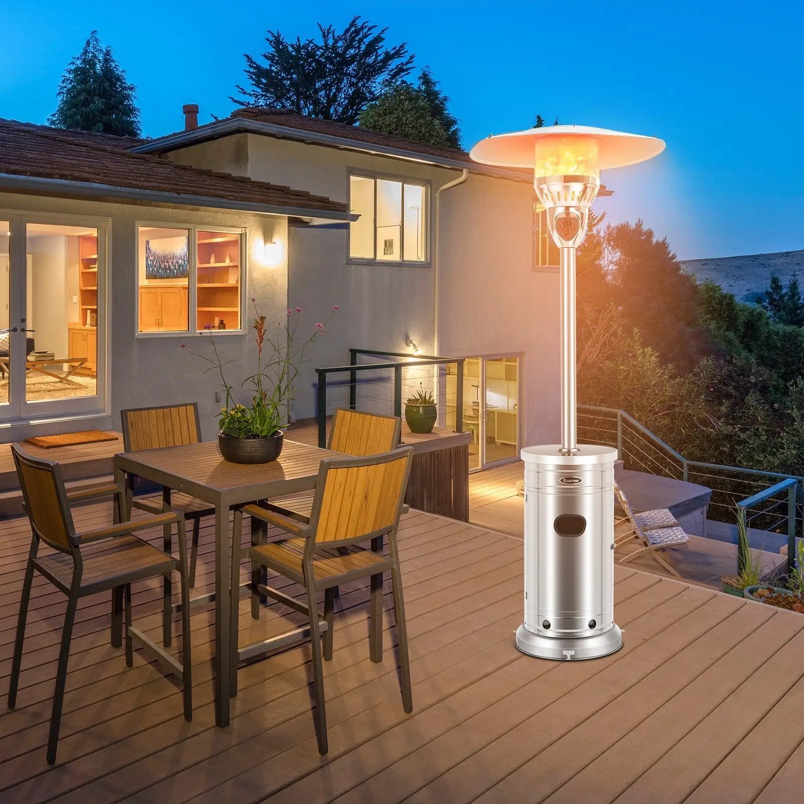48000 BTU Patio Heater with Simple Ignition System by DirectDeals