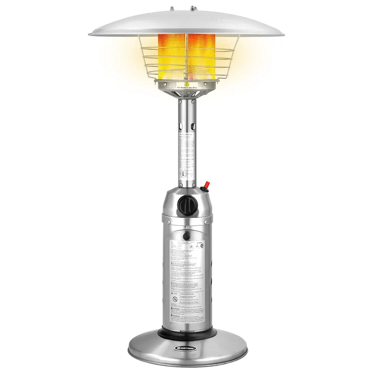 11 000 BTU Portable Tabletop Propane Patio Standing Heater, photo 6 of 16