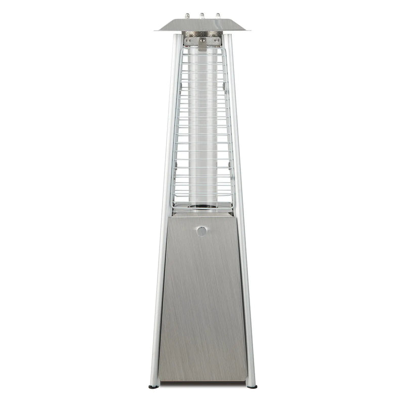 10000 BTU Portable Stainless Steel Tabletop Patio Heater with Glass Tube by DirectDeals