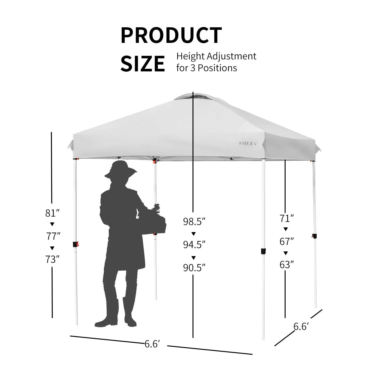 6.6 x 6.6 Feet Outdoor Pop by DirectDeals