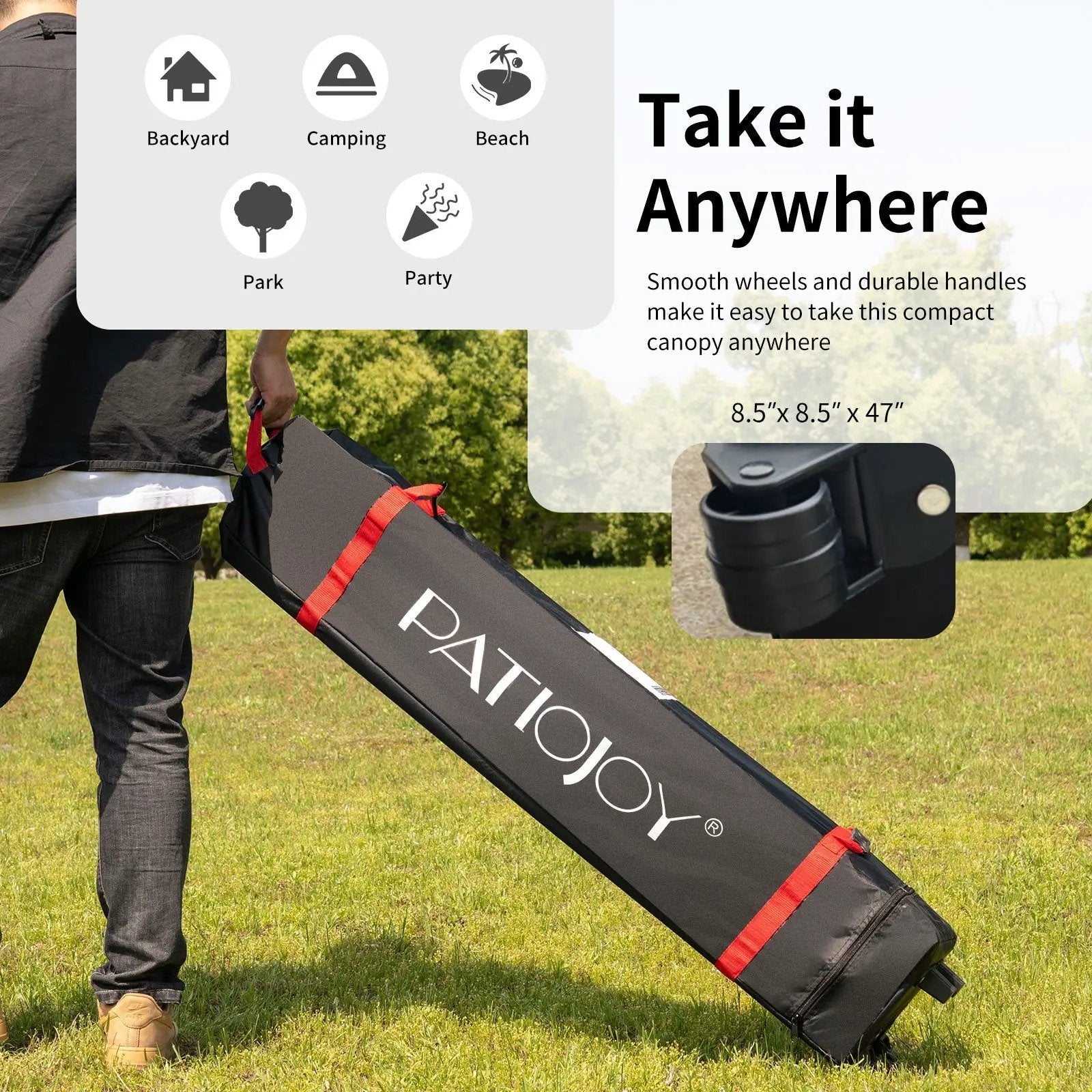 6.6 x 6.6 Feet Outdoor Pop by DirectDeals