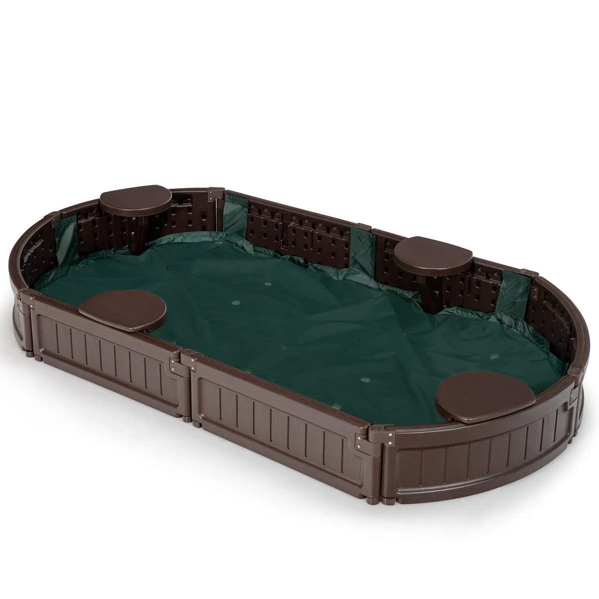 Sandbox with Built-in Corner Seat and Bottom Liner, photo 4 of 9