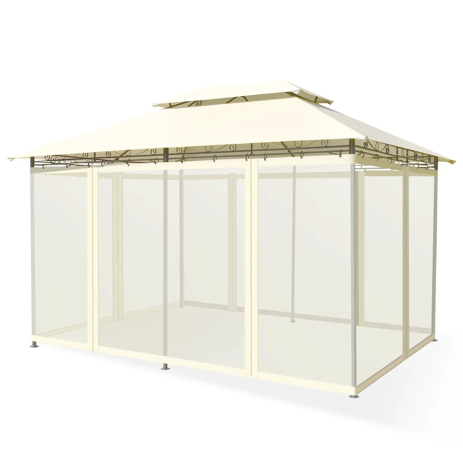 10 Feet x 13 Feet Tent Canopy Shelter with Removable Netting Sidewall by DirectDeals