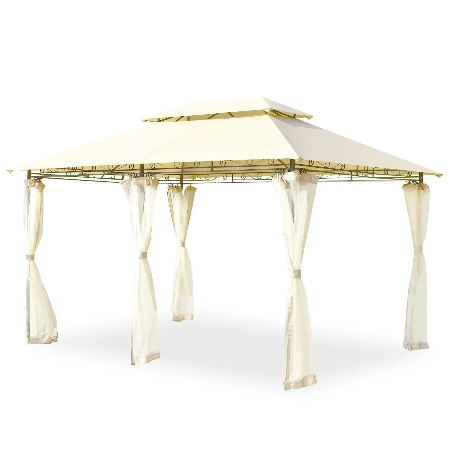 10 Feet x 13 Feet Tent Canopy Shelter with Removable Netting Sidewall by DirectDeals