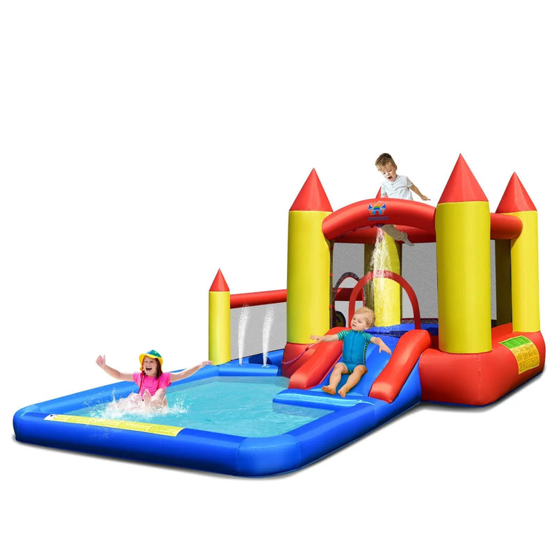 Inflatable Water Slide with Slide and Jumping Area by DirectDeals