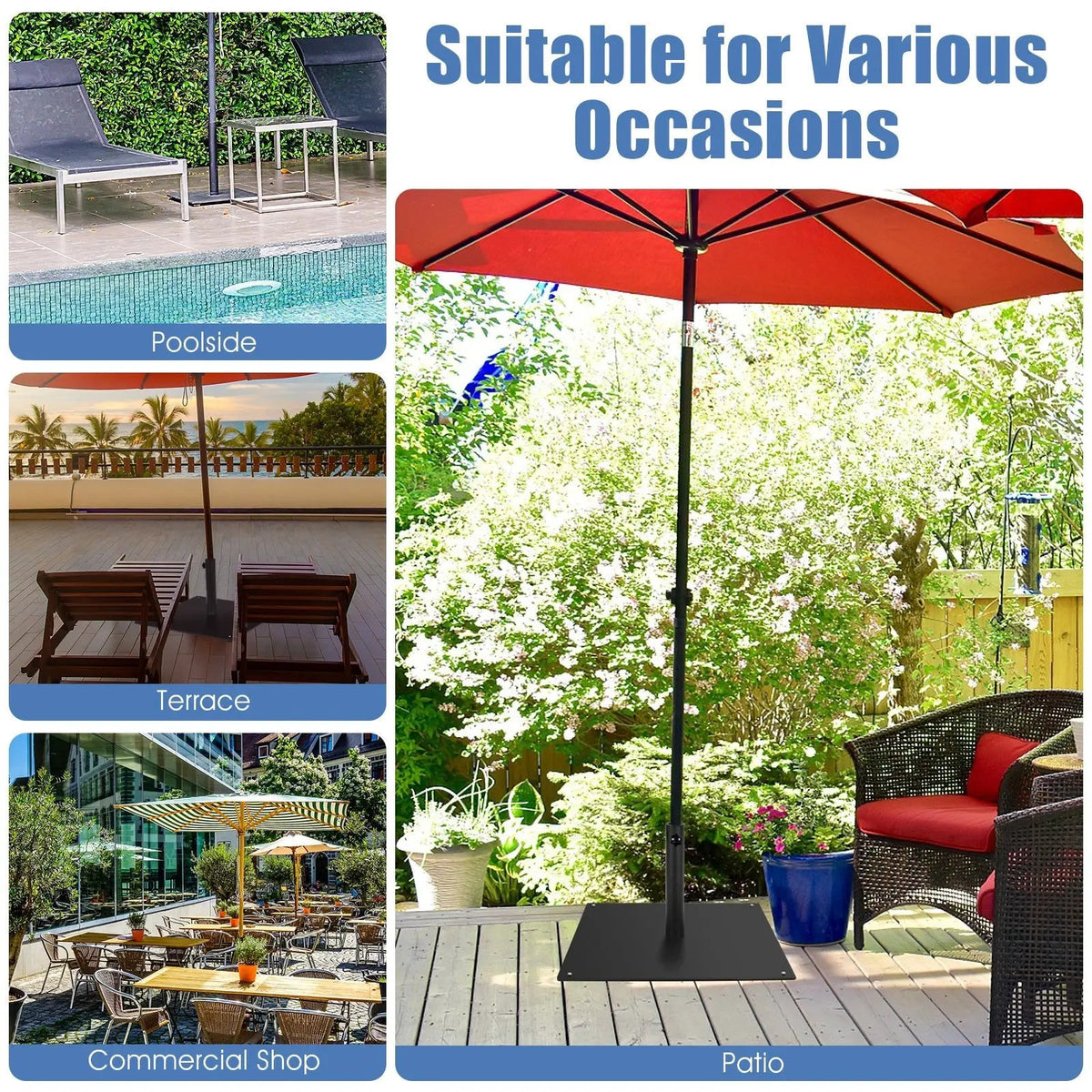 20 Inches Patio Umbrella Base, photo 6 of 7
