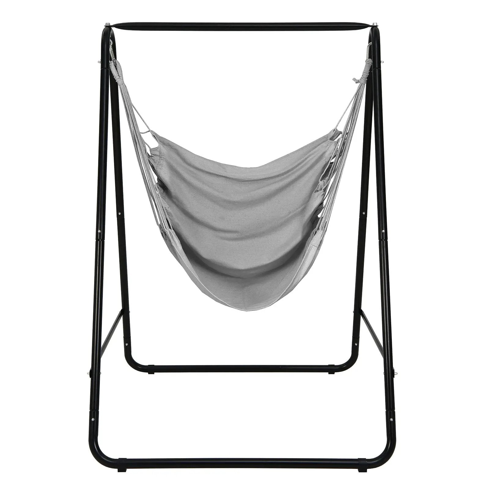 Hanging Padded Hammock Chair with Stand and Heavy Duty Steel by DirectDeals