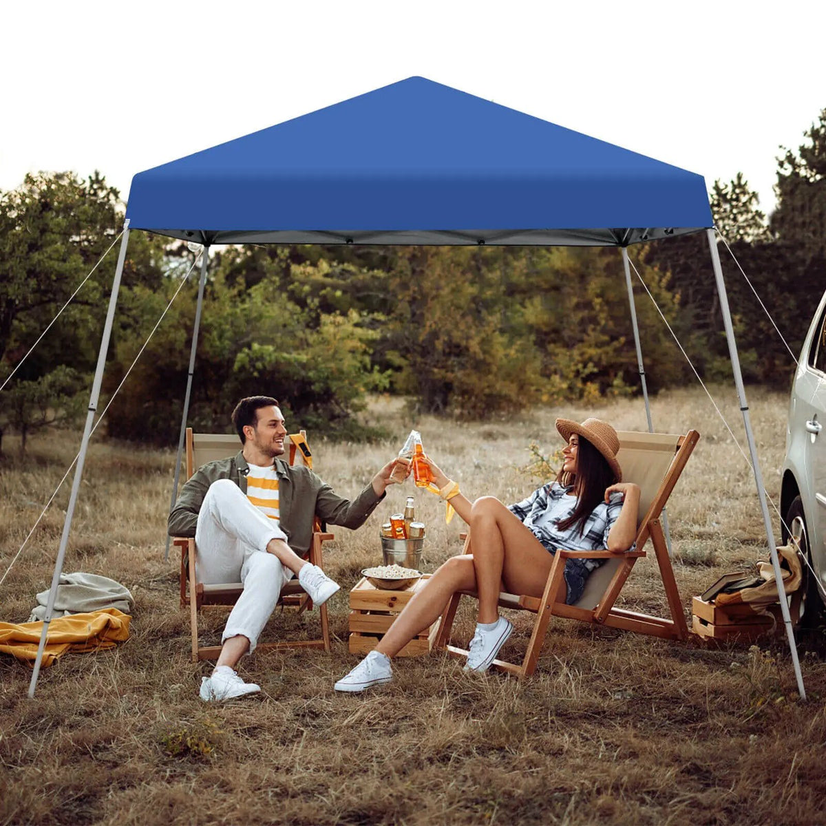 10 x 10 Feet Outdoor Instant Pop-up Canopy with Carrying Bag, photo 6 of 8