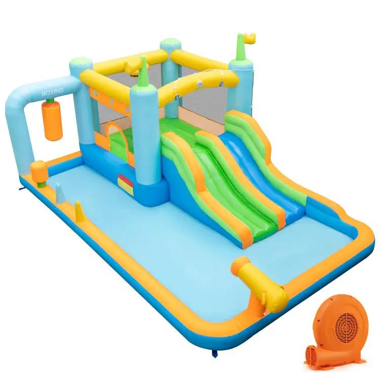Giant Inflatable Water Slide for Kids Aged 3-10 Years (with 680W Blower) by DirectDeals