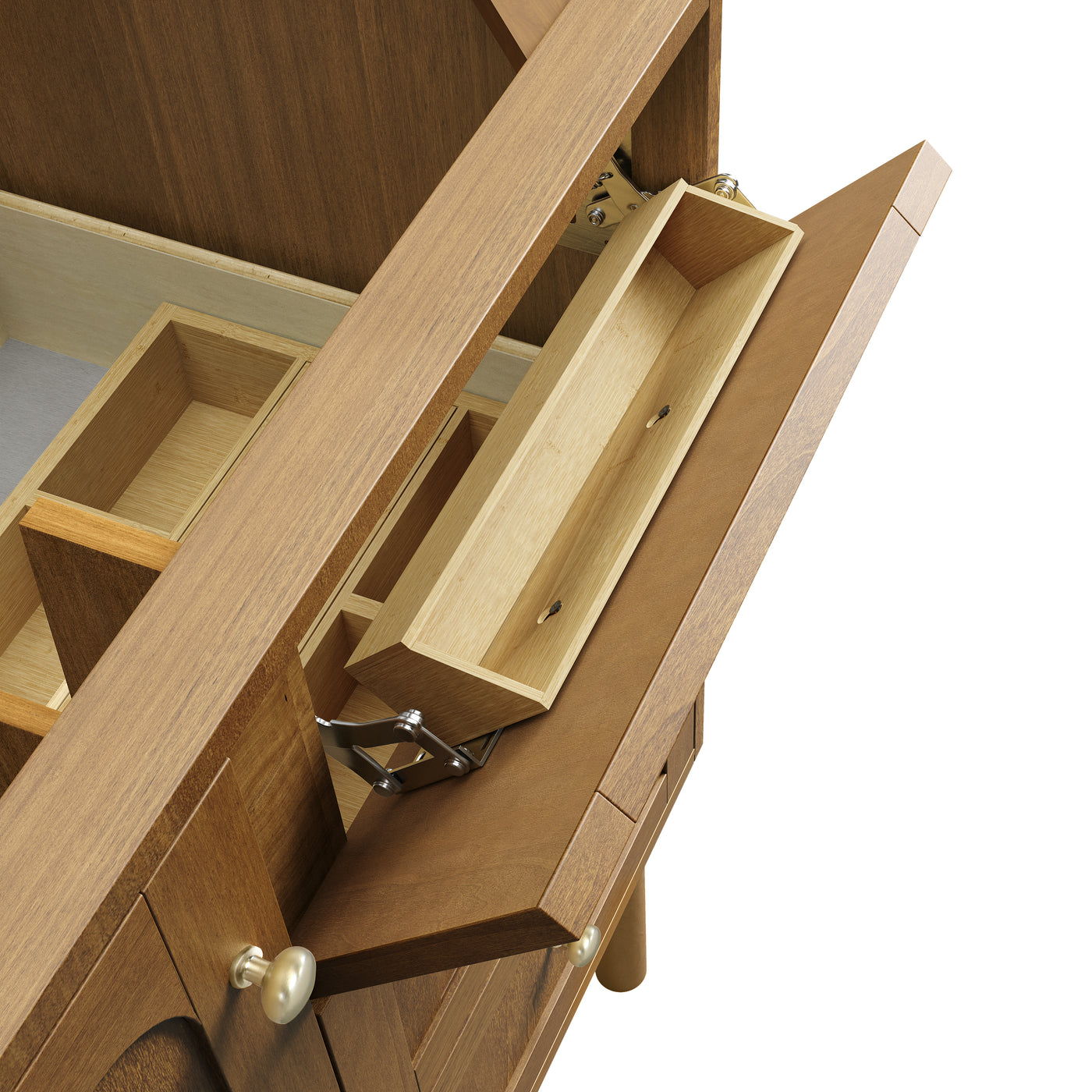 James Martin Laurent 36" Dual Mount Single Bathroom Vanity, Honey Oak, view 26