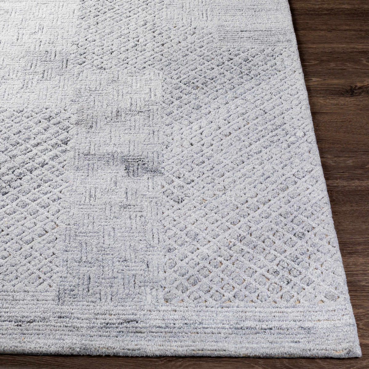 Boxholm Gray Hand Tufted Wool-Blend Rug - Clearance, photo 5 of 7