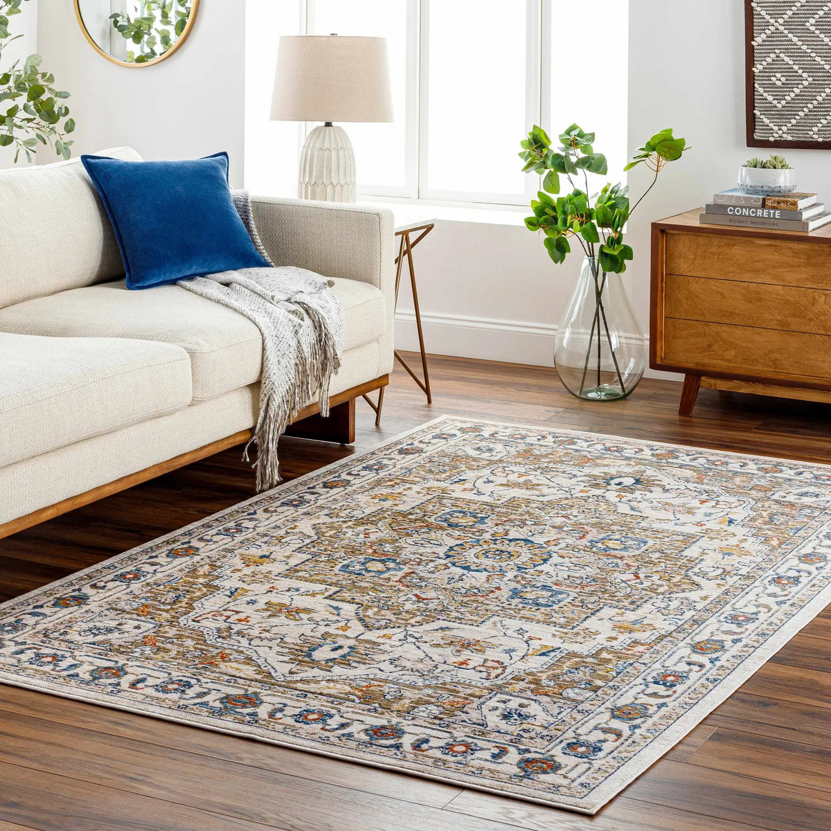 Anas Traditional Style Rug - Clearance, installed in a room