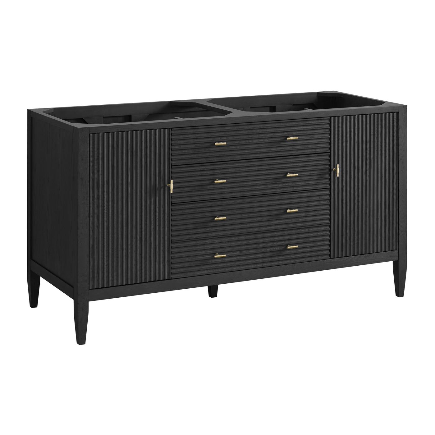 James Martin Myrrin 60" Double Bathroom Vanity, Carbon Oak, view 36