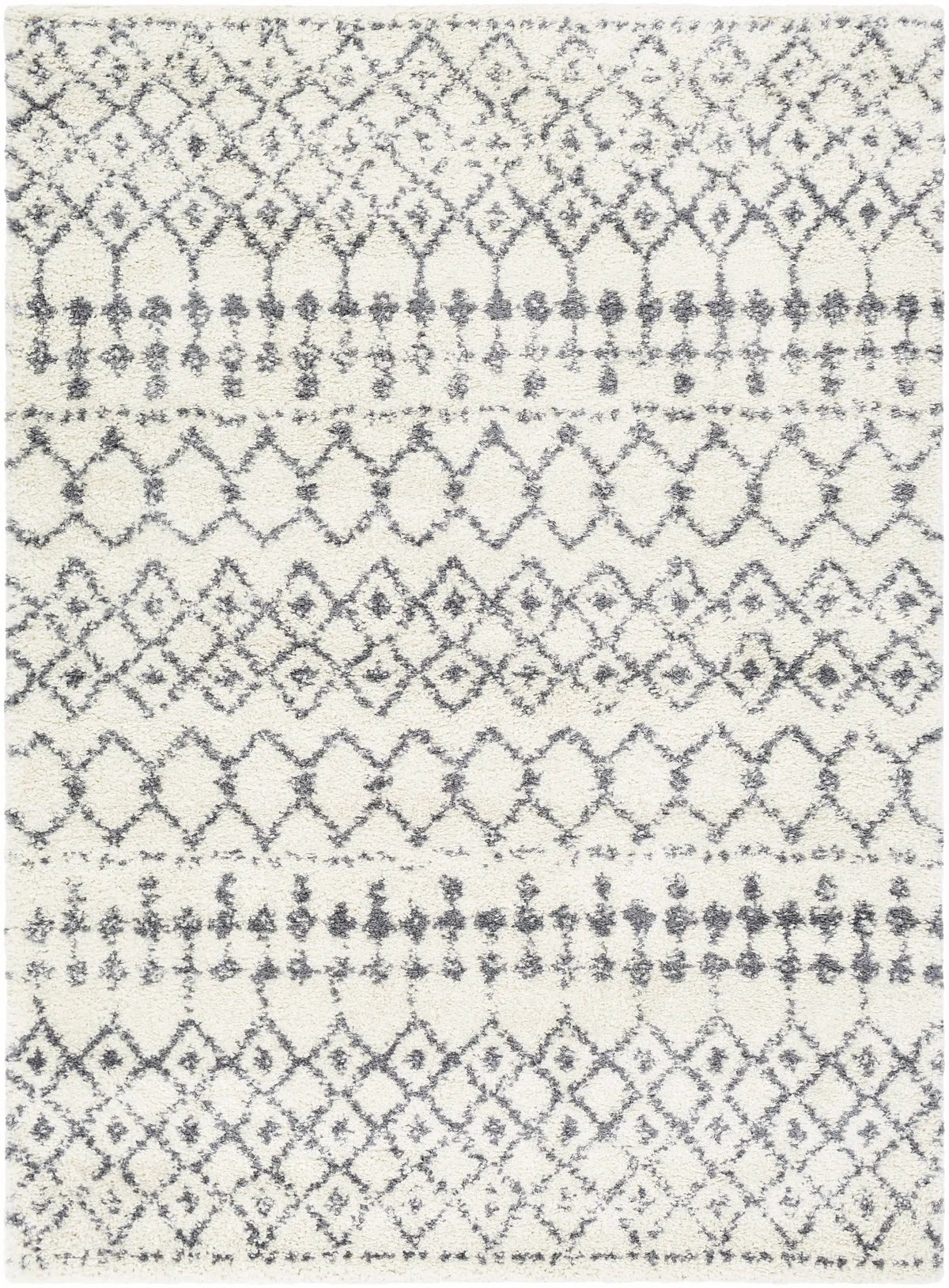 White Gray Navassa Rug - Clearance