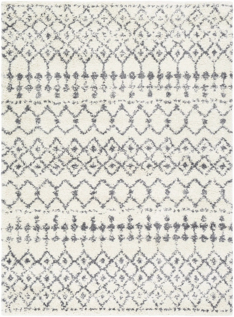 White Gray Navassa Rug - Clearance by Boutique Rugs